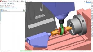 SprutCAM Обработка с 4-й осью в непрерывном режиме