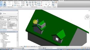 Revit Architecture. Уроки. Слуховое окно