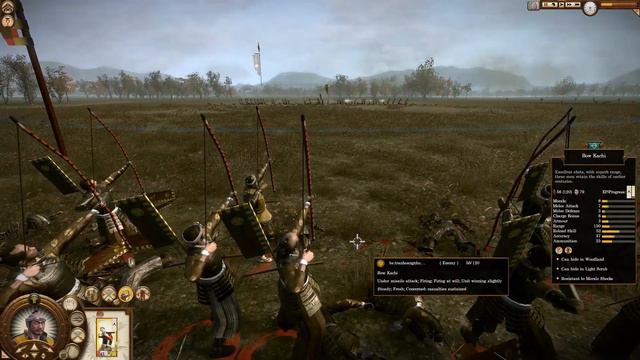 Total War: SHOGUN 2: Fall of the Samurai 1vs1: Bow Kachi vs Matchlock Kachi (RANGE COMBAT) смотреть онлайн