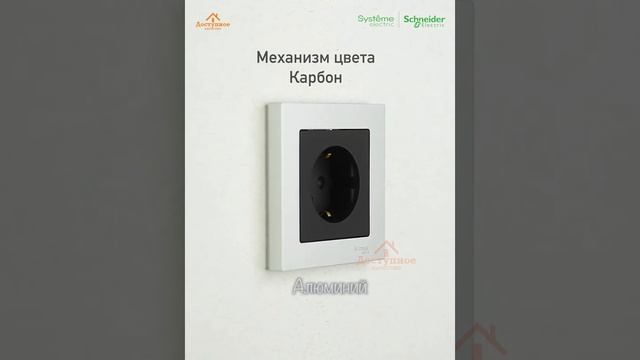 Atlas Design Комбинации цветов: Механизм цвета Карбон и различные рамки