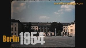 Berlin 1957 - 1960 color -  Berlin Ost & West vor dem Mauerbau - Berlin East & West without wall