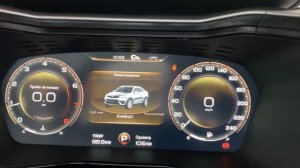 Приборная панель у Джили Тугелла