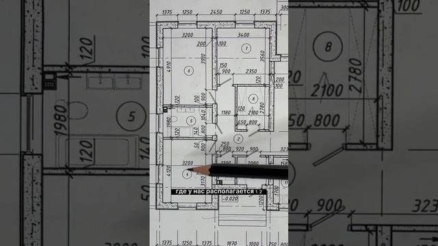 Планировка одноэтажного дома GRAF на 110 м2. #дом #планировкадома #проектдома