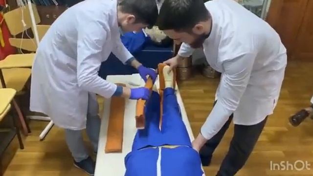 Иммобилизация при переломах костей.