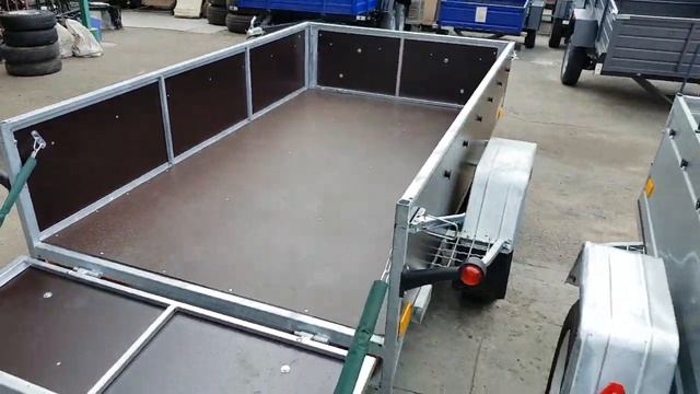 Прицеп бортовой оцинкованный, Фанера бакелит. Влагостойкая 2,20 х 1,30. смотреть онлайн
