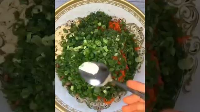 Вкуснейший салат с корейской морковью