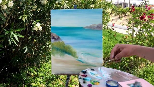 Бонус Урок Рисуем море Пляж смотреть онлайн