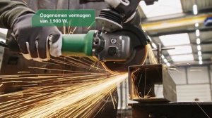 HiKOKI G13VE2WQZ haakse slijpmachine en G13BYEQ2WDZ haakse slijpmachine met rem