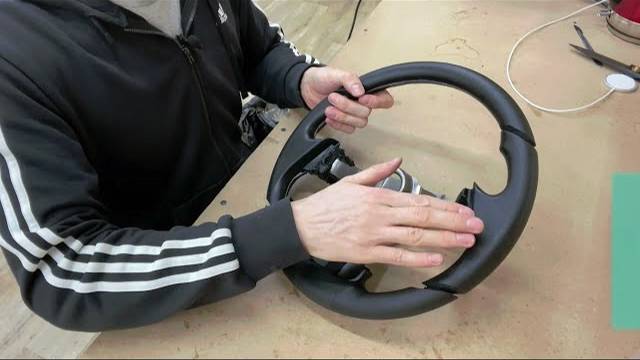 Перетяжка руля ВАЗ 2107 БАРС с косыми стыками, часть 1