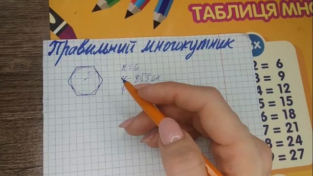 Блок Геометрія Тема: Правильний многокутник.