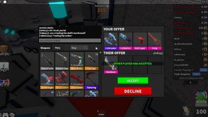 ROBLOX MM2 TRADING FOR THE NEW EASTER RAINBOW KNIFE! MM2 TRADING MONTAGE 15!