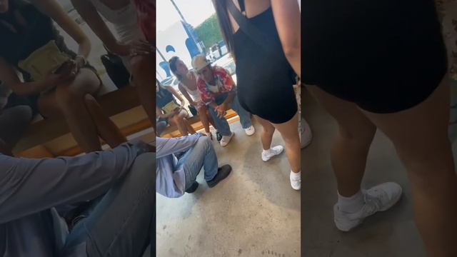 Woman stared down by Justin Bieber after spilling coffee