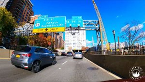New York City FDR Drive North - New York, USA