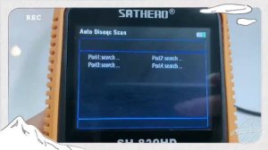 SATHERO SH-820HD Digital Satellite Meter&Finder CCTV Tester AHD TVI Camera Tester IP Camera Tester