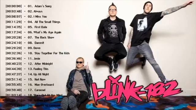 Blink 182 Best songs FULL ALBUM - Blink 182 Playlist смотреть онлайн