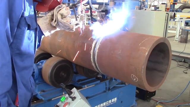 Automatic pipe welding machine (GTAW +GMAW+GMAW) смотреть онлайн