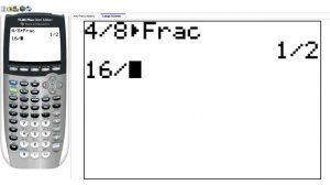 Reduce a Fraction to Lowest Terms with a Calculator (TI83 or TI84 Graphing)