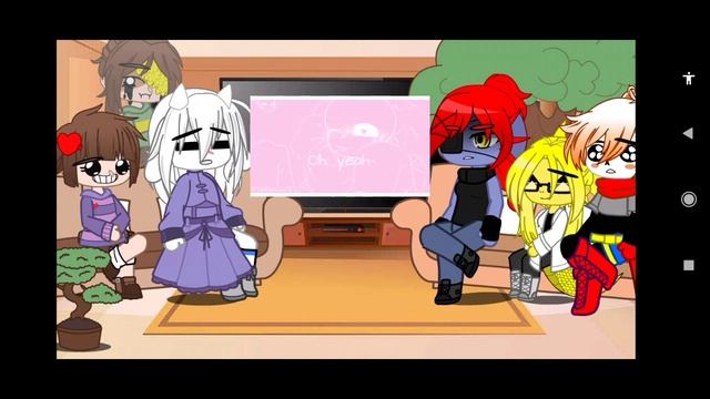 реакция андертейл на санс ау ( эррор и инк )    undertale react to sans aus ( error and ink)   3