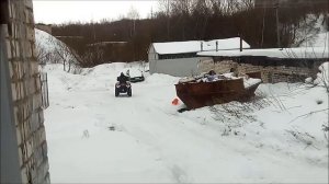 Прогуливаем квадрик Квадроцикл Linhai Yamaha D300 4х4