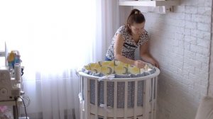 Бортик-заборчик в детскую кроватку