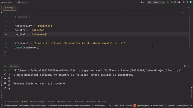 Python String Format | Python from scratch urdu | daily python | BS python IST | python pakistan