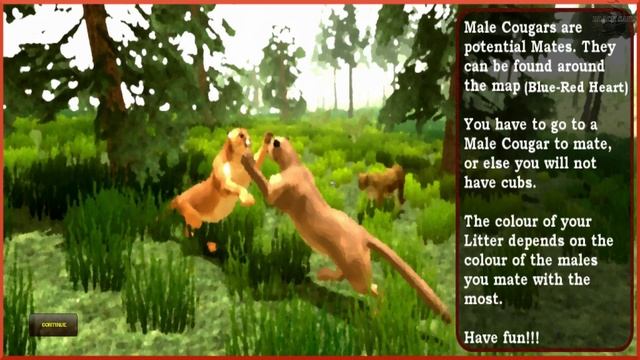 Let's play Untamed: Life Of A Cougar (PC game on Steam) 1080p 60fps смотреть онлайн