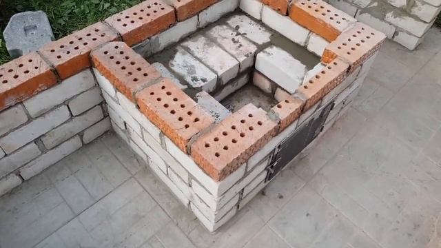 МОДУЛЬНЫЙ БАРБЕКЮ КОМПЛЕКС / Из Кирпича Своими Руками ЧАСТЬ 1