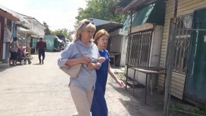 Прогулка по городу Кара-Балте.