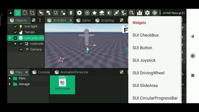 Walk animation in Its Magic Engine смотреть онлайн