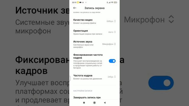 делаем запись экрана со звуком