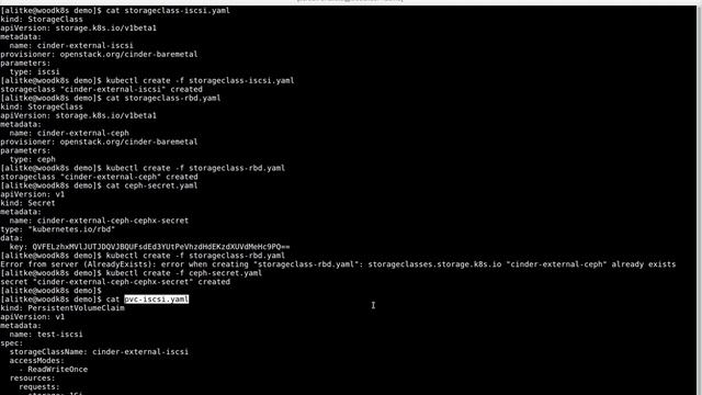 Screencast: Using a standalone cinder provisioner in kubernetes смотреть онлайн