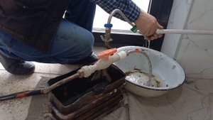 пайка теплообменника газовой колонки