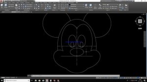 Mickey Mouse in AutoCAD 2D || CADSIKHE