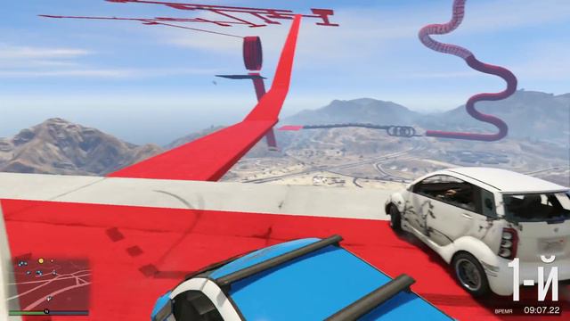 АЗИАТСКИЙ ЛАБИРИНТ НА МАЛЕНЬКИХ МАШИНАХ ПО ТОНКИМ ПОЛОСКАМ В GTA 5 ONLINE ( ГТА 5 ОНЛАЙН ) смотреть онлайн