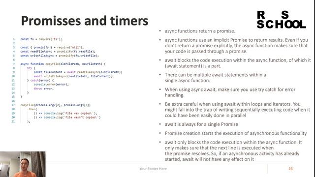 Node.JS 2020Q1. Lecture Events and Event Loop + Async Development Introduction + Filesystem and Str