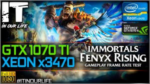 Immortals Fenyx Rising | Xeon x3470 + GTX 1070 Ti | Gameplay | Frame Rate Test | 1080p