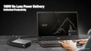 USB-C Docking Station Gen 2 - Versatile．Exquisite．Productive | MSI