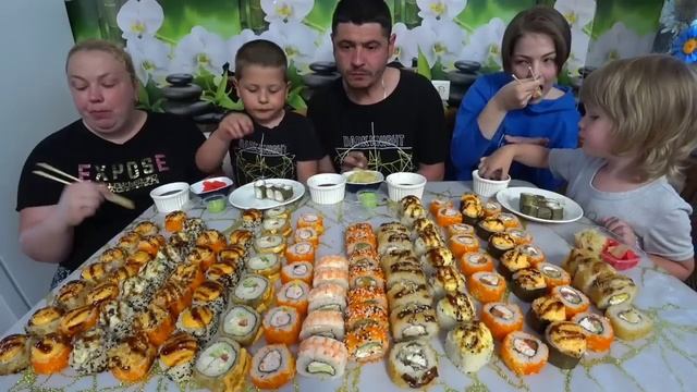 роллы?, мега вкусный мукбанг? смотреть онлайн