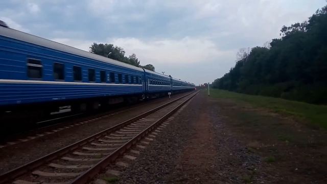 ТЭП70-0369 с поездом №083Б Гомель-Санкт-Петербург. смотреть онлайн