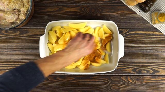 Курица карри с картофелем в духовке – Вкусный и простой ужин