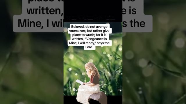Bible Verse Romans 12:29 Vengeance Is Mine #bible #bibleverse #prayer #short