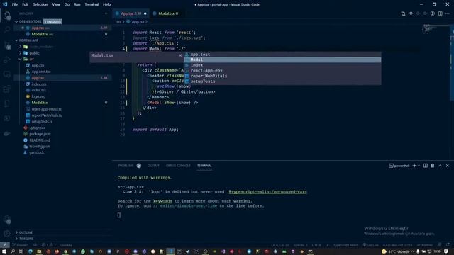 React + Typescript Portal