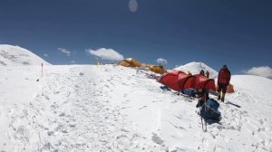 Восхождение на пик Ленина 7134м. Горы Памира. Часть 3. Лагерь 6100м, штурм вершины