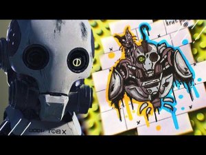 Любовь, Смерть и Роботы граффити / Love, death and Robots grafffiti ().