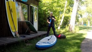 Как правильно сложить надувной SUP