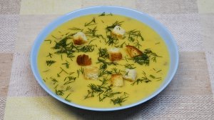 Суп-пюре с грибами дети обожают съедают в один миг.