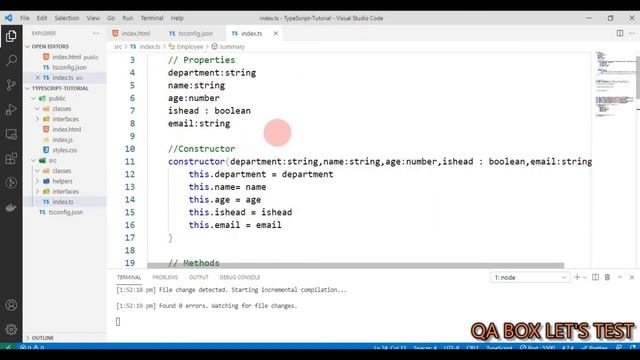 Part 16 - TypeScript - Classes & Modules