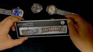 Обзор литого бюджетного браслета Vixi с Ozon на примере часов Восток Амфибия.