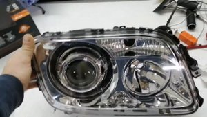 Установка bi led MTF Dynamic Vision 24в в Mercedes-Benz Actros 2008г