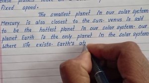 Write English essay on Planet || English Paragraph writing on Planet ||Planets English essay writin